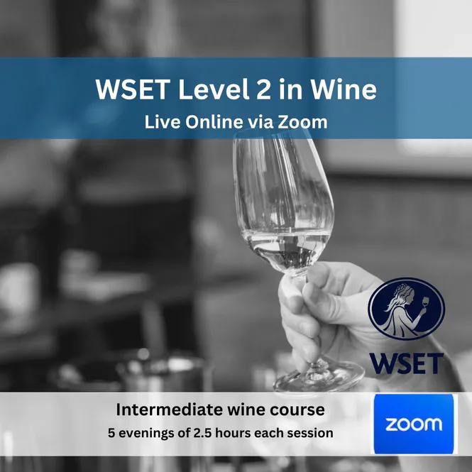 Hovedbilde 17.08.2026 WSET Level 2 in Wine - LIVE digital ...