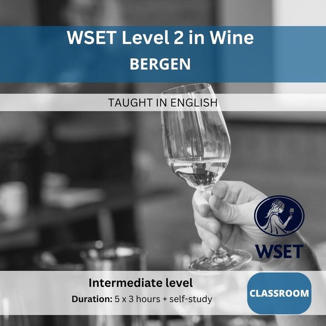Hovedbilde 07.04.26 WSET Level 2 in Wine BERGEN 